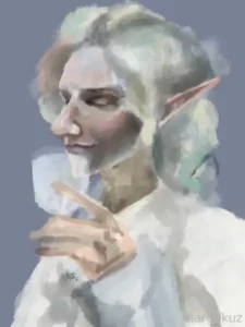 Taking a break from hentai art today we re drawing sophisticated elves part 3