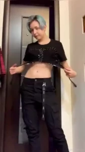 Handmade custom clothes my new punk outfit haha fyp foryoupage alt part 1