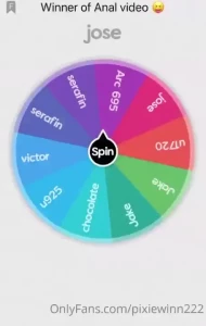Heres our winner for my first ever anal video all participants will