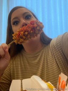 I love korean corn dogs know what else i like sticking in my mouth