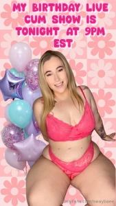 40 more minutes until my birthday live