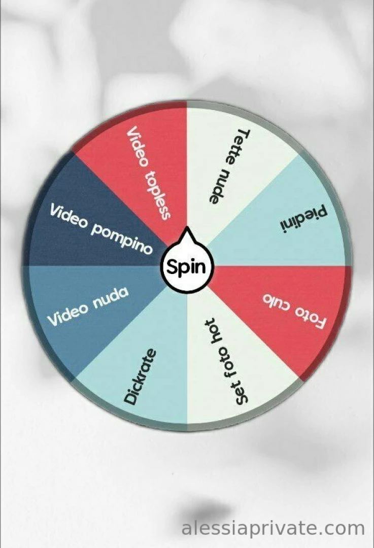 Gira la ruotaa sei pronto a giocare con me 1 lancio 8 2 lanci 13 ti 