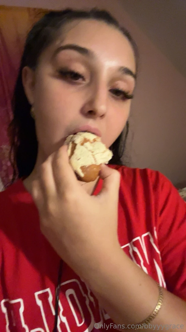 A snack eating another snack 
