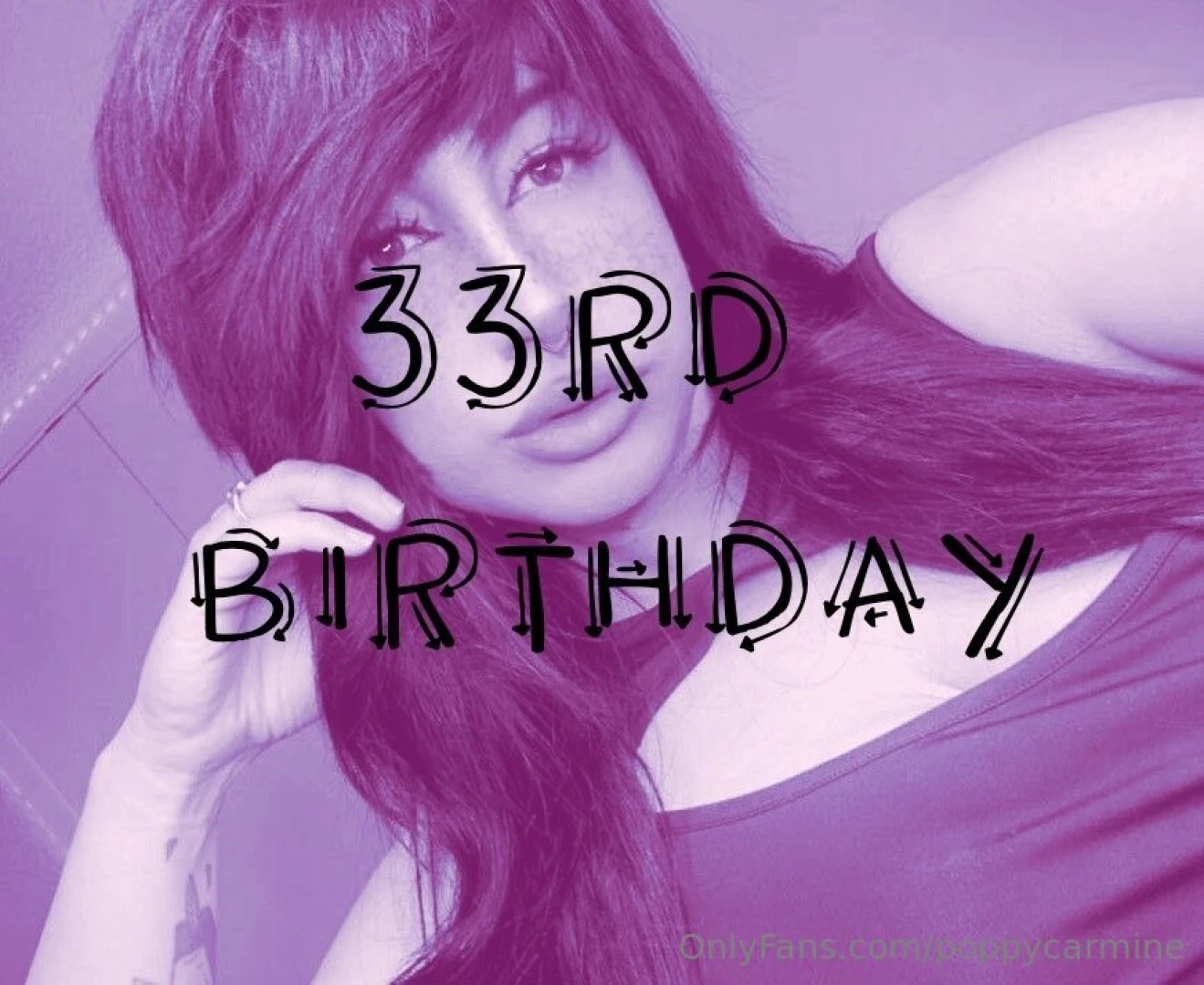 My 33rd birthday is this coming thursday on 7 17 so if you d like to 