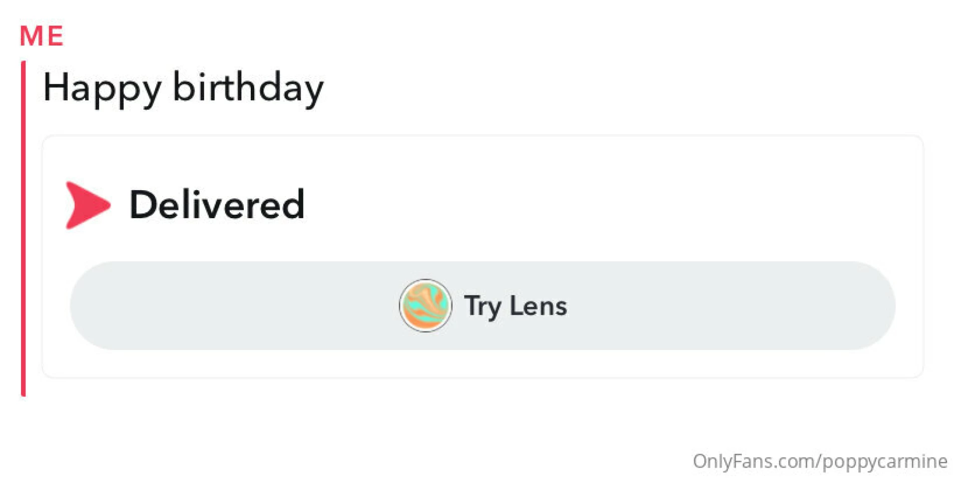 Saw it was someone s birthday on premium snap so i sent them something 