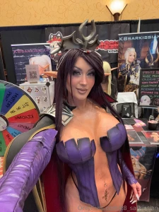 Day 2 of ecchi expo with my debut of my olga discordia cosplay don t