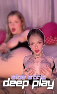 10 minutes of stripping teasing and filling my hole just for you