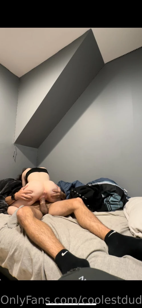 Come watch her get on top of my and ride my cock hard then i bend her 