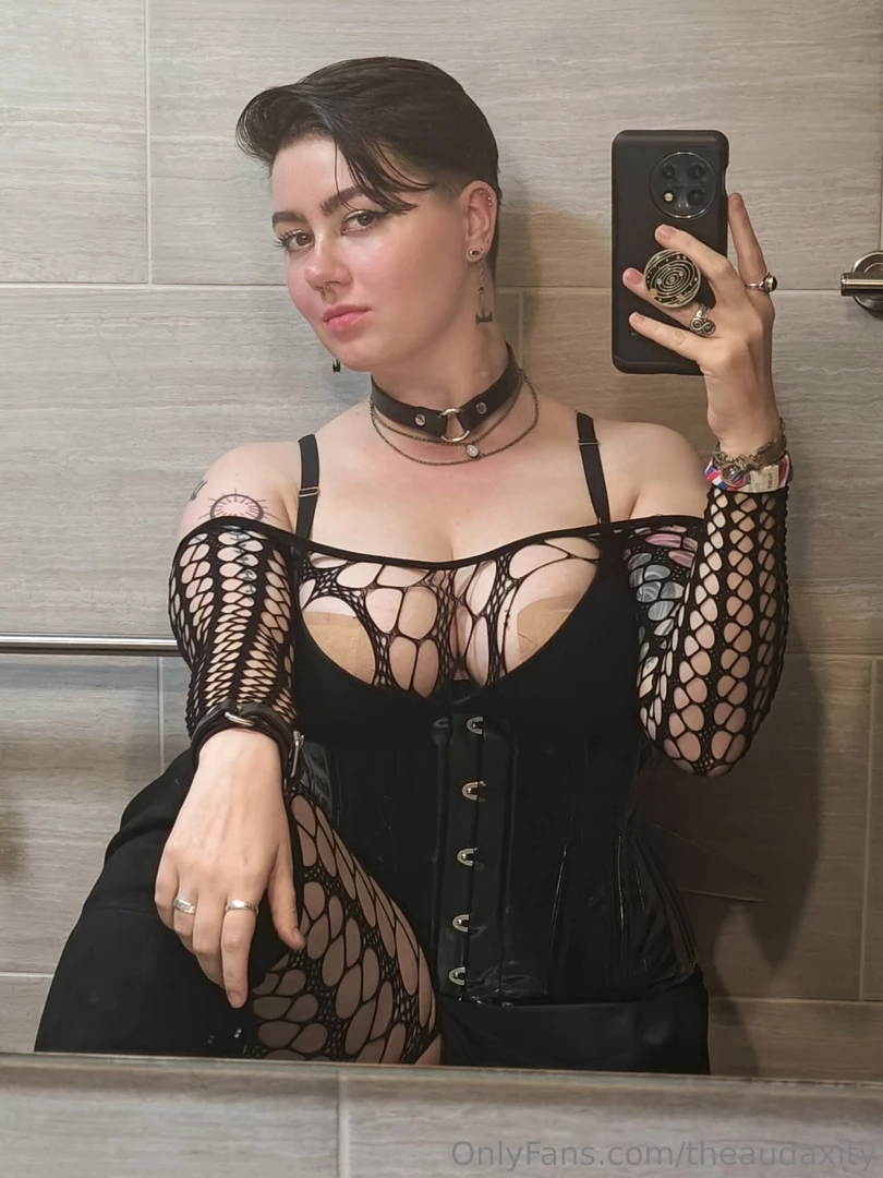 This bodysuit didn t start off with such prominent holes up top i went 