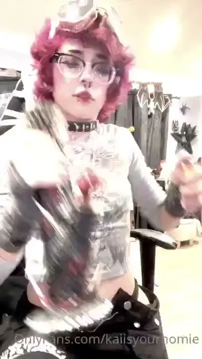 Here is a vid of me in this sexy ass fit hitting the bong thanks guys 