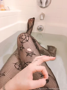 Fishnets in the bath this set go crazy jesus christ set the price