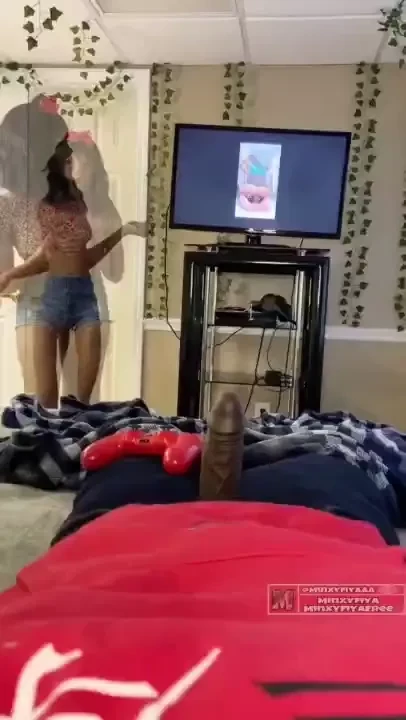 Pov i caught you watching my porn we definitely have to do something 