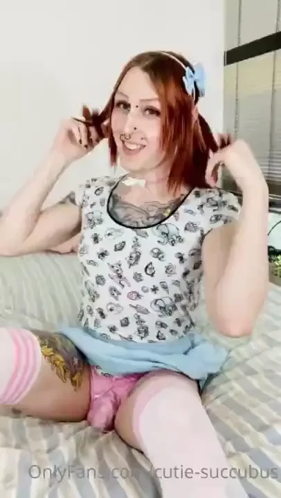 Day 2 of being locked up for this sissy redhead i figured i would 