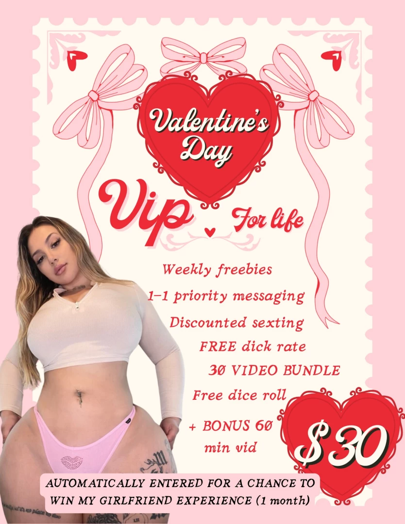 Be my valentine only 15 people will get to claim this all month 