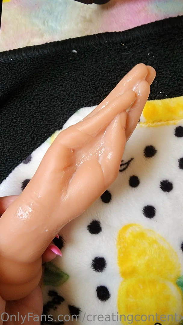 New toy got me creamy 