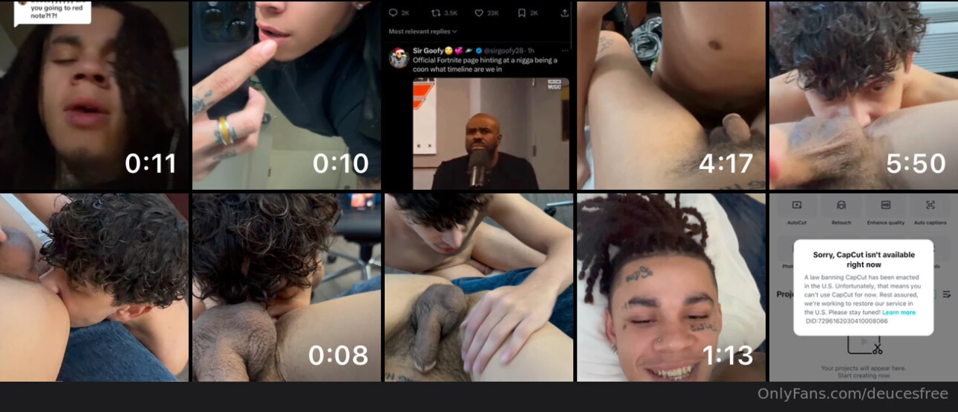 Just got my ass ate by twiinktyy vid dropping tuesday deucesnudes 