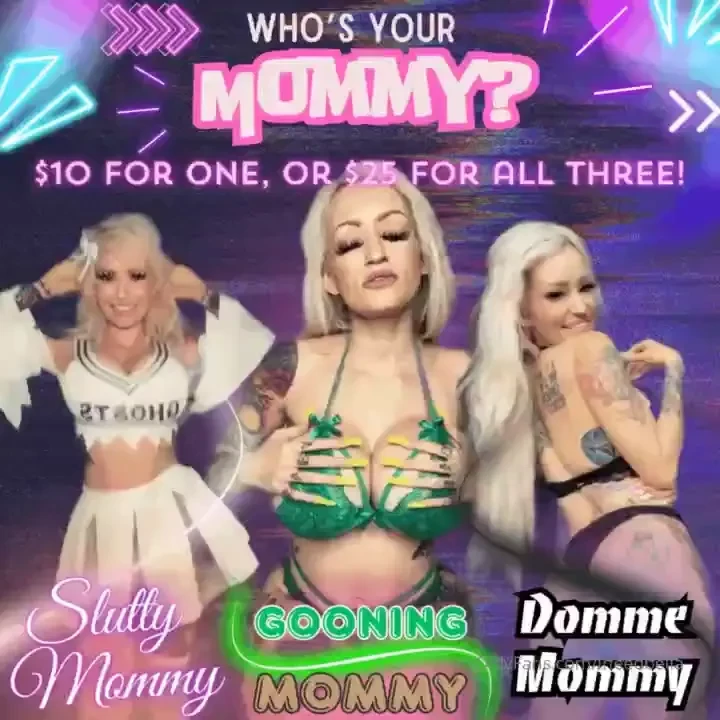 Who s your mommy claim this spicy offer tip and choose your desired 