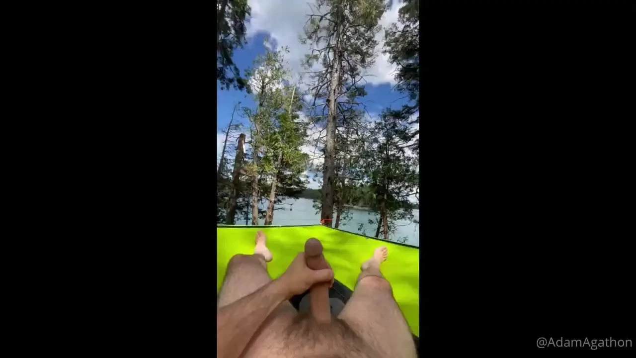 After fishing i just need to cum so went out to my spot and took care 