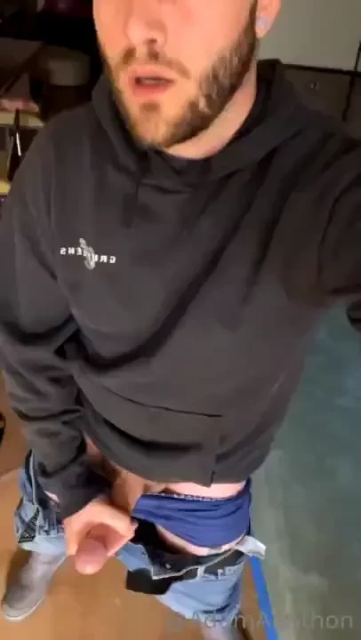 Jerking off in my fishing boots before work 