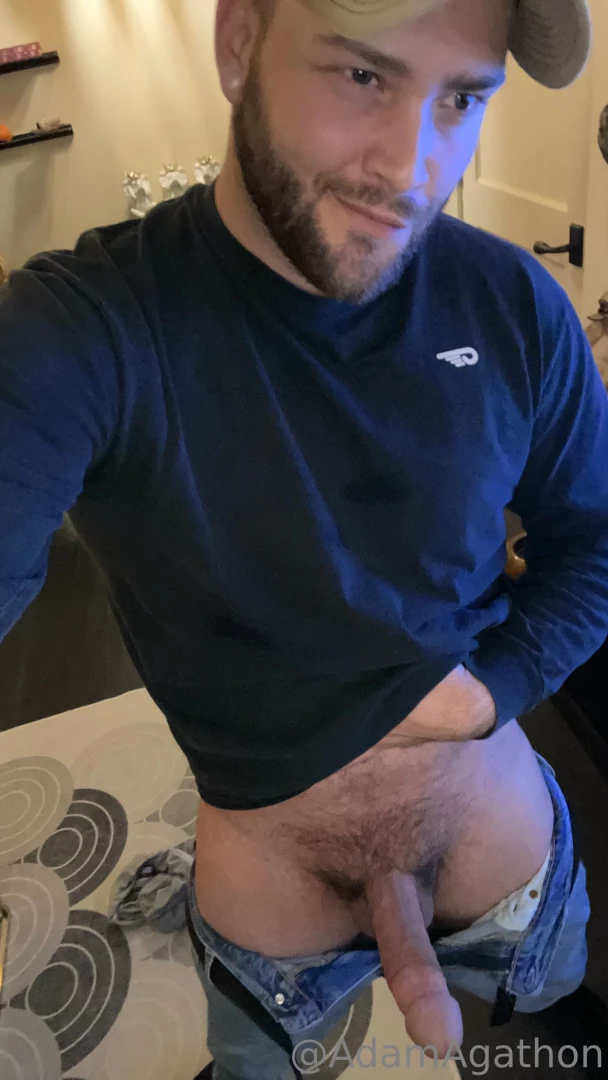 Could not wait to pull my cock out when i got home 