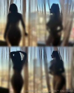 Sexy nude window set while in vegas get it on heidilavon