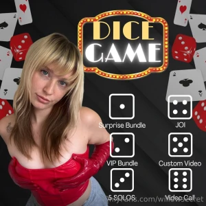 Naughty dice challenge let s play a little game babe if you dare here