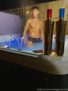 Two bottles of vodka a hot tub what could we get up to