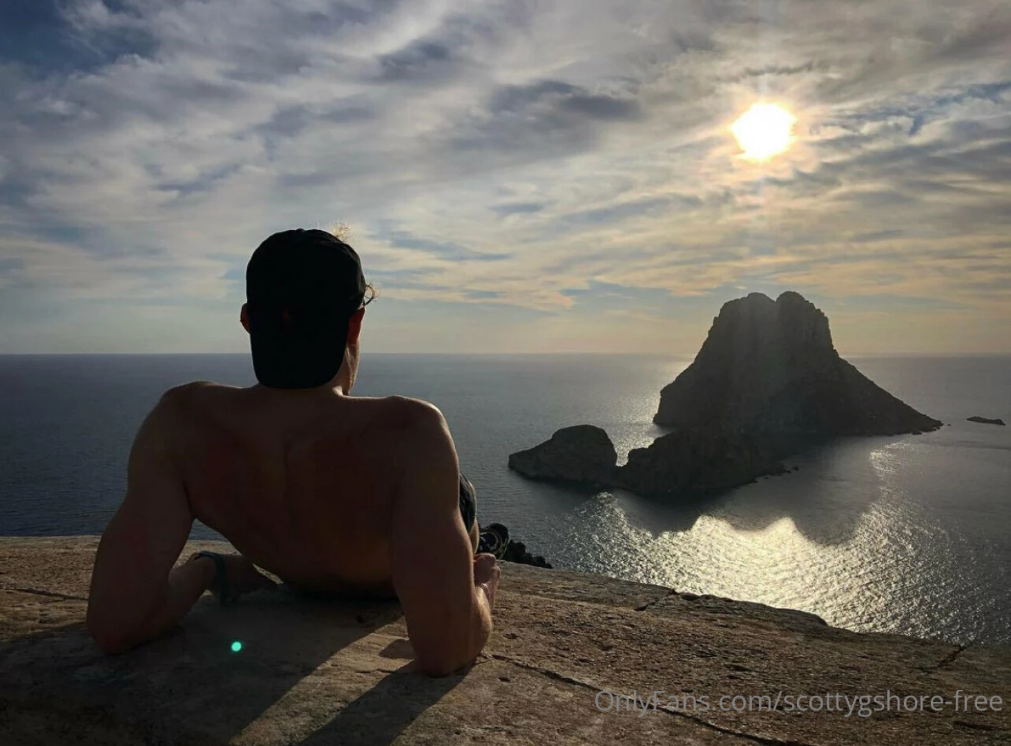 Being sucked off on a mountain in ibiza when the sun sets is goals 