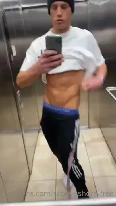 Imagine if we got stuck in this elevator together for hours 