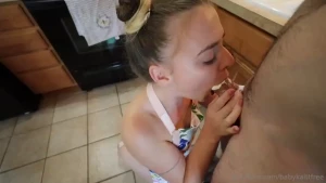 Kitchen sex tape 10 minutes i was hanging out in the kitchen when