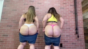 Even my friend ash couldn t believe how big my booty is can you blame