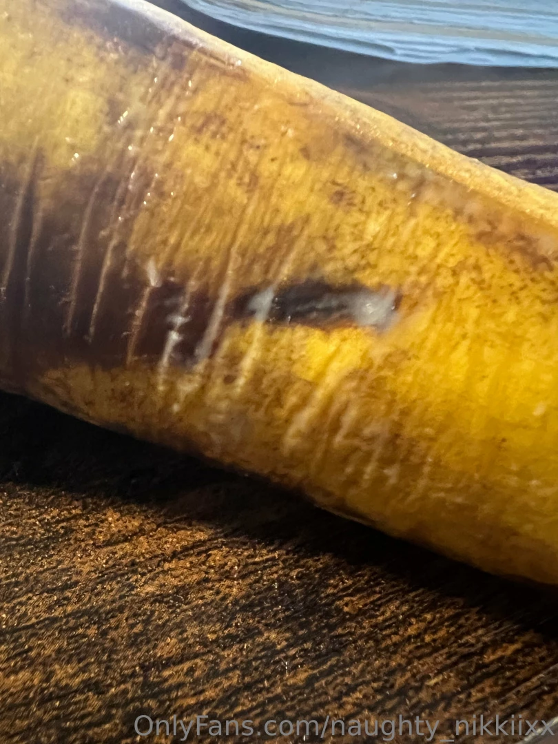 I just fucked this banana and came all over it tip 15 to have the 