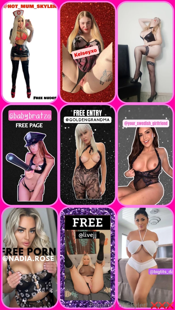 Hot_mum_skyler kelseyxo uwhitekitten babybratzo goldengrandma 