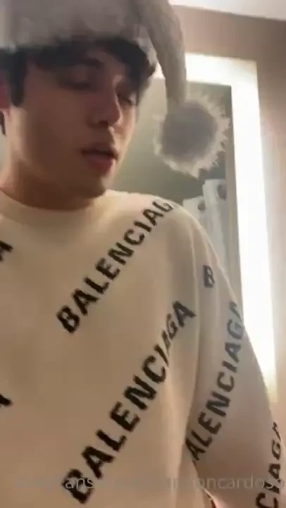 Santa finally cums in a 