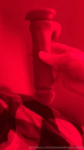 Check your dms for red light dildo riding