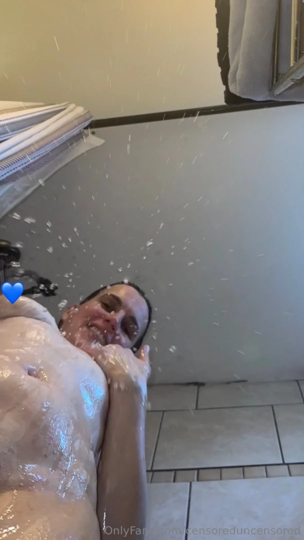 The 10 minute long hot and wet slow motion shower fully uncensored see 