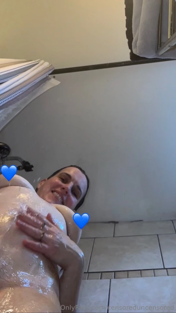 The 10 minute long hot and wet slow motion shower fully uncensored see part 2 