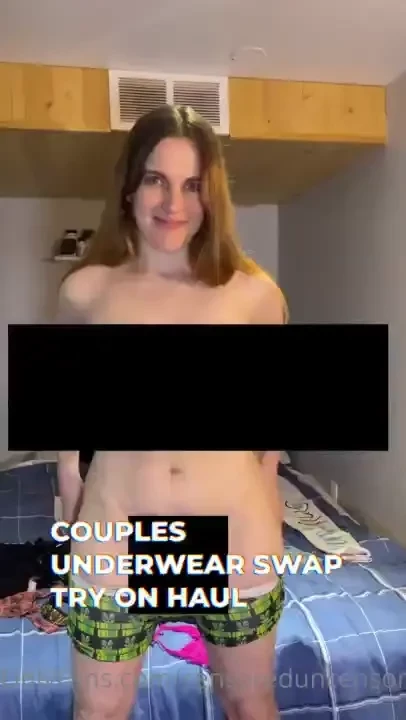 Mr mystery and i swap underwear in this sexy couple cd try on haul the 