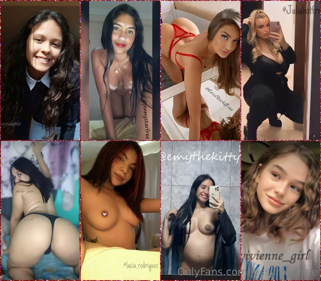Jessyrosefree jennystarfree lexadarkfree juliahotfree bella starr 