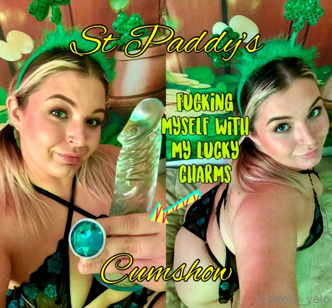 St patricks cumshow who needs luck when you ve got mischief on your 