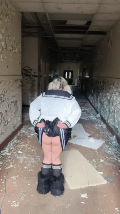 Senpai meet me behind the class i love urbexing and sadly this 