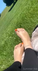 Let me jack your dick with my feet part 4