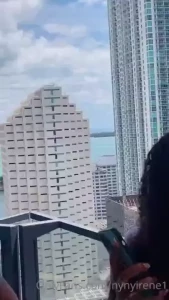 Are you sure you re ready to see how epic we got on this balcony we