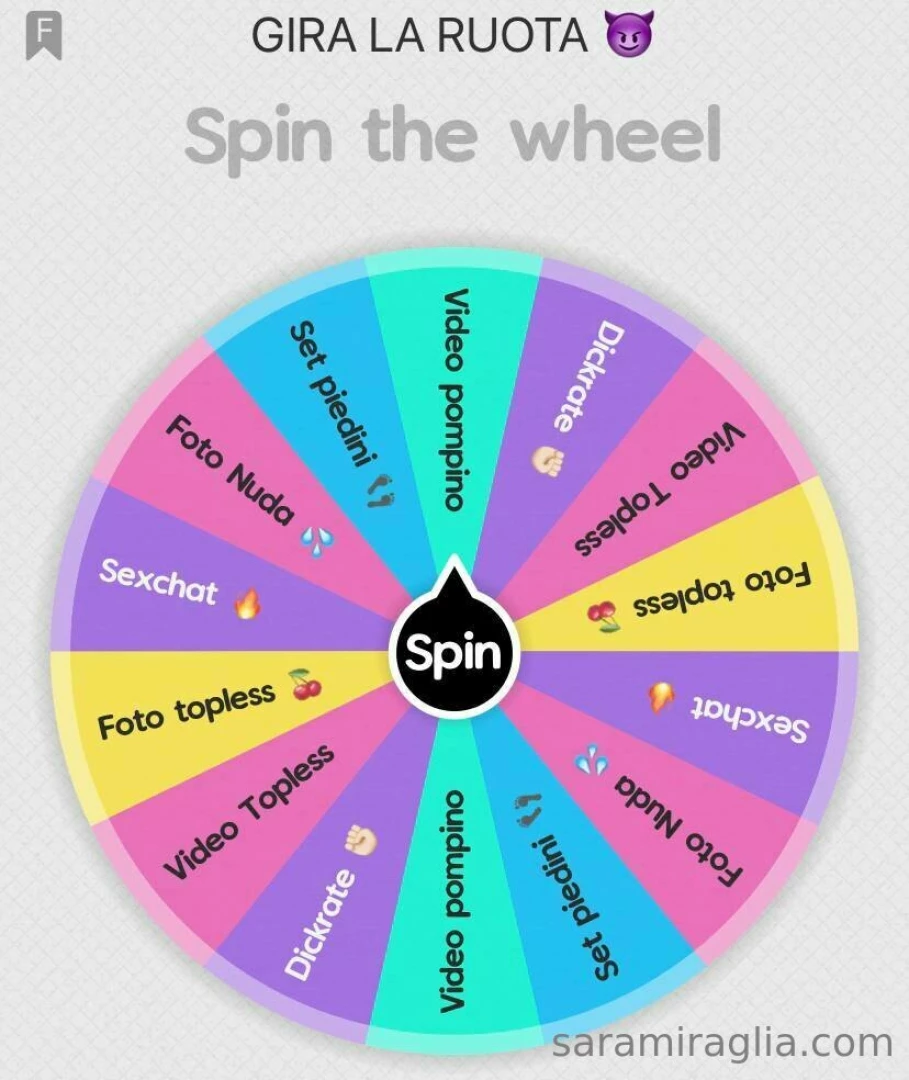 Gira la ruota vuoi giocare con me amore ti baster tippare qui 