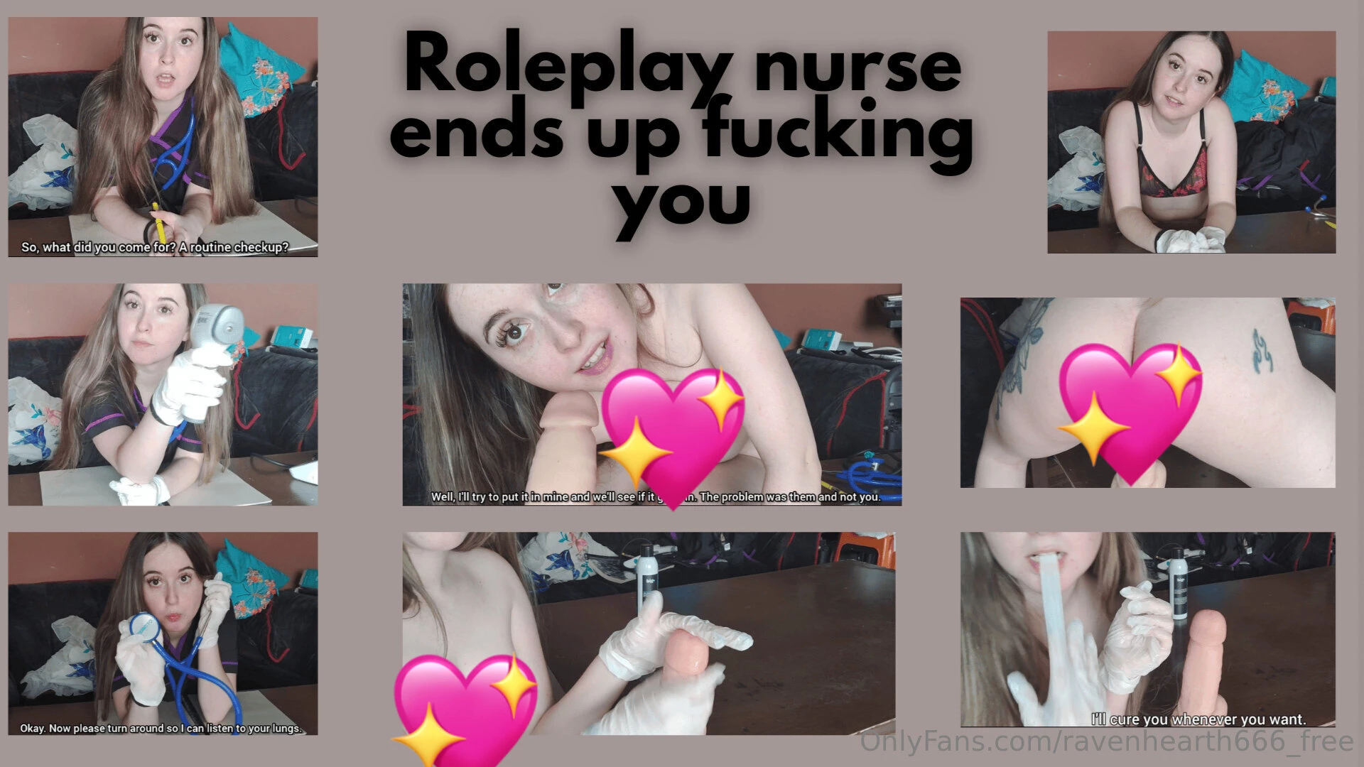 Horny nurse roleplay 11 minutes 