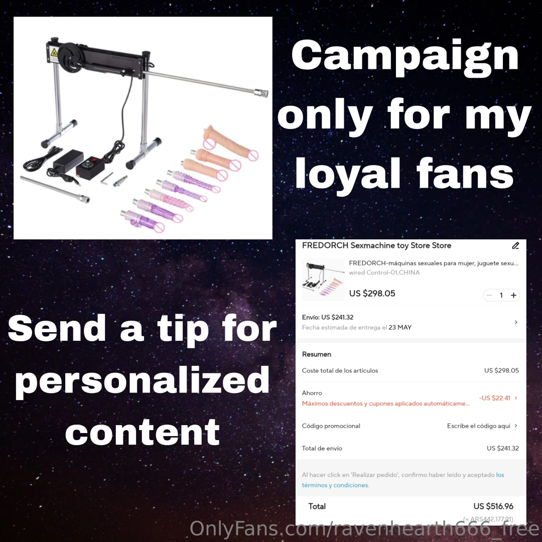 Campaign only for my loyal fans send a tip so we can help with this 