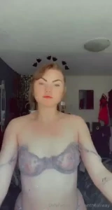 Some slutty titty play