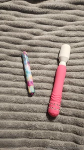 Got 2 new toys today first person to tip me 25 get to see me play with