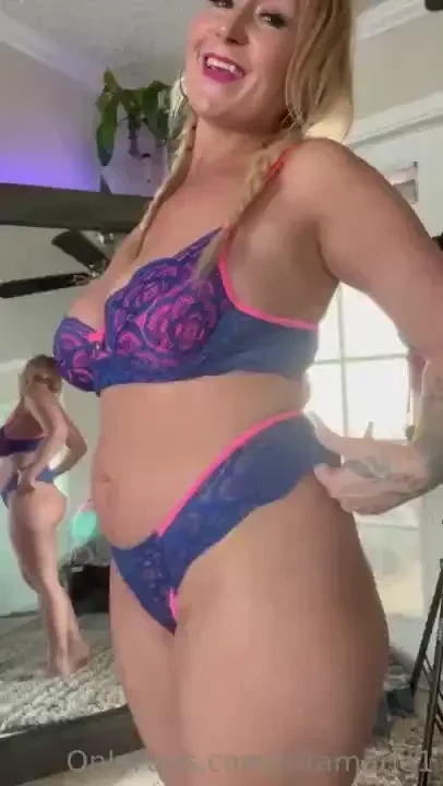 My friend mommablondebombshell enjoys dressing up and being sexy for 