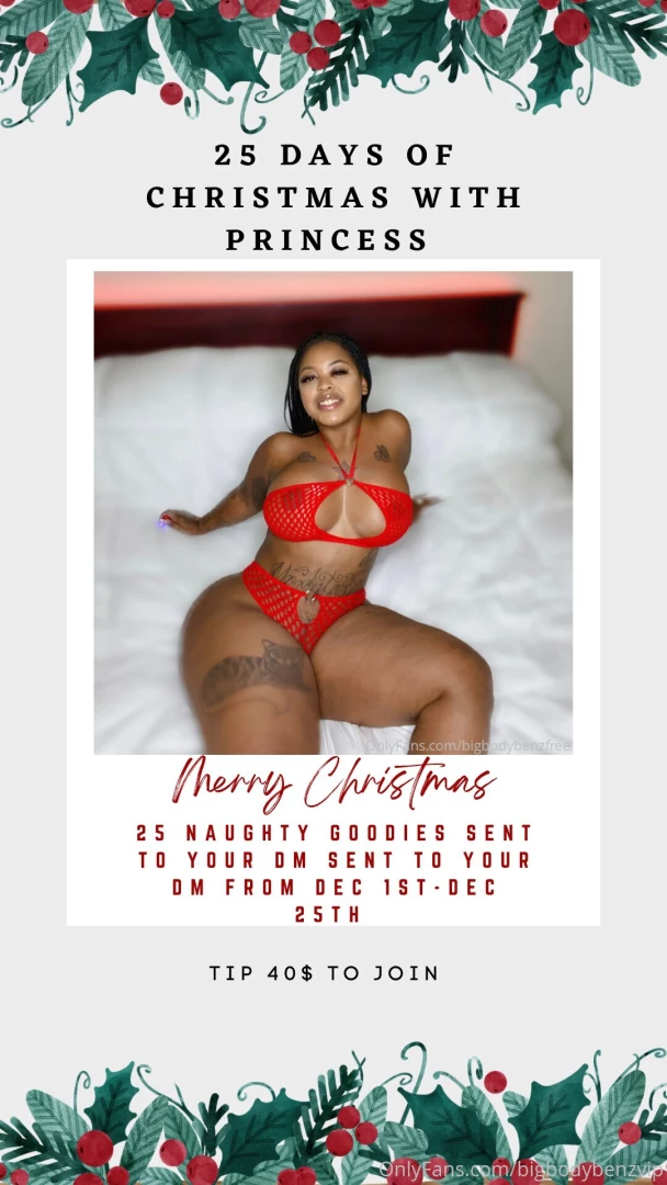 I want to send you something naughty everyday for 25 days join me baby 